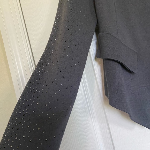 ** NOT FOR SALE ** St. John Couture Jacket - Pewter/Grey - Picture 3 of 8